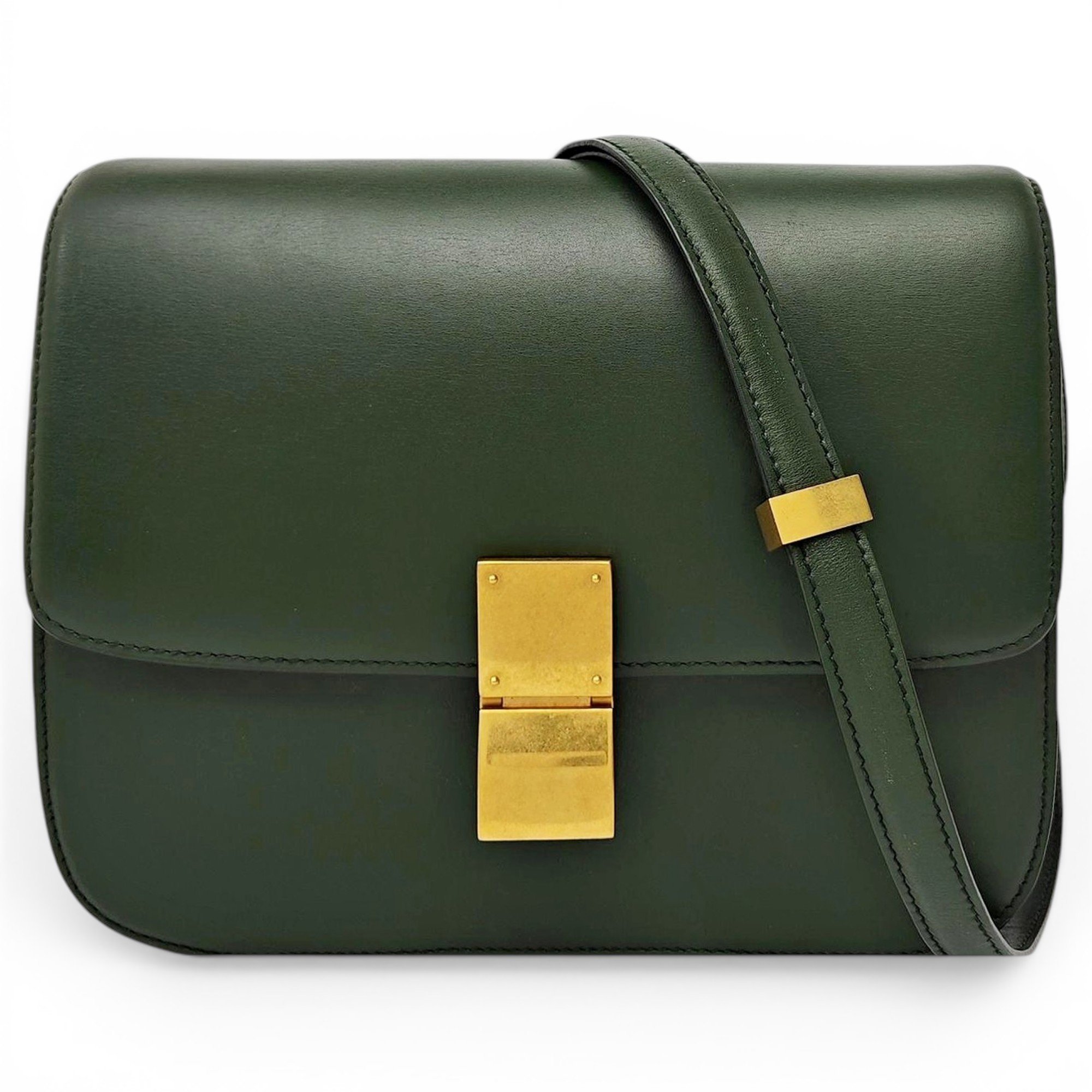 Classic leather crossbody bag