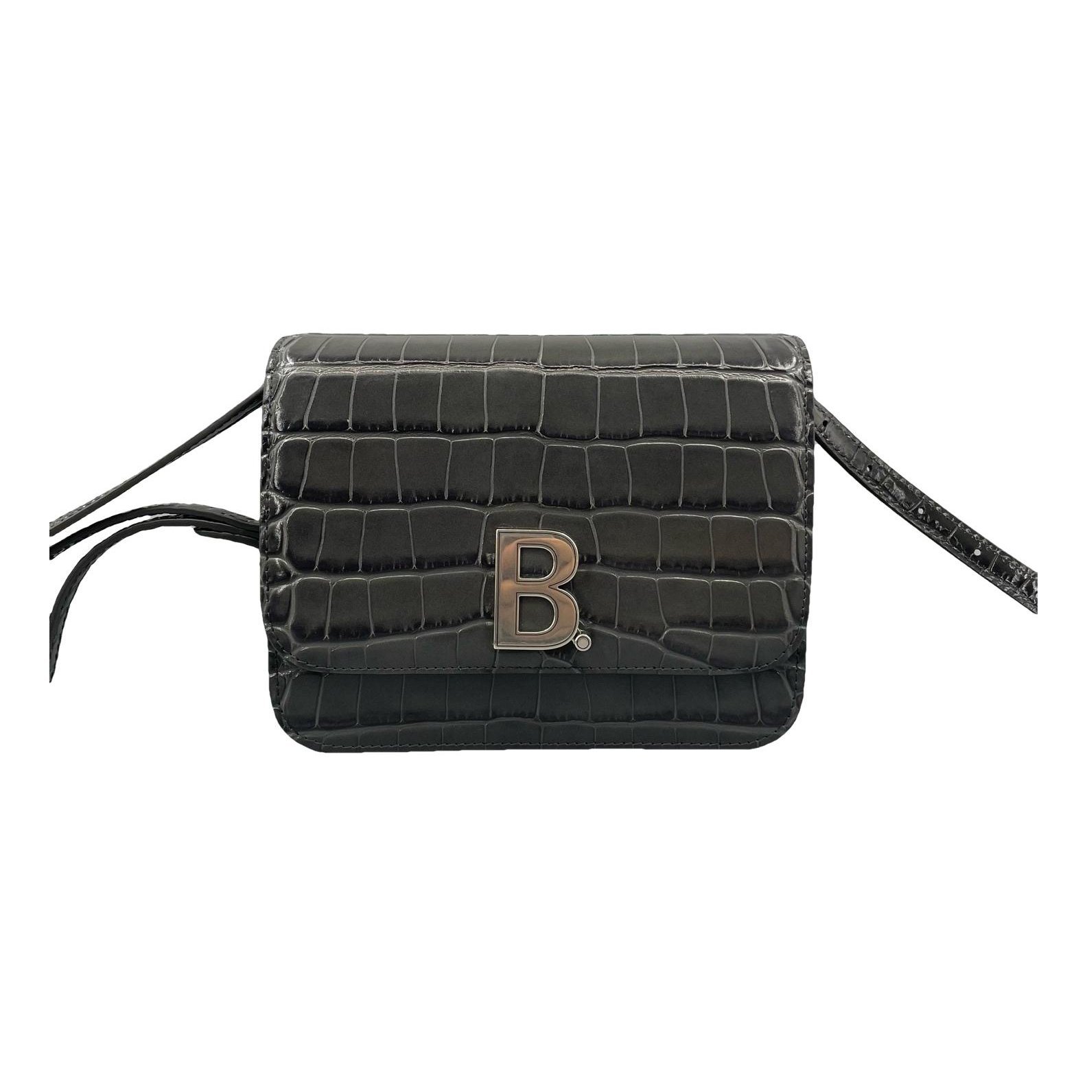 B leather crossbody bag