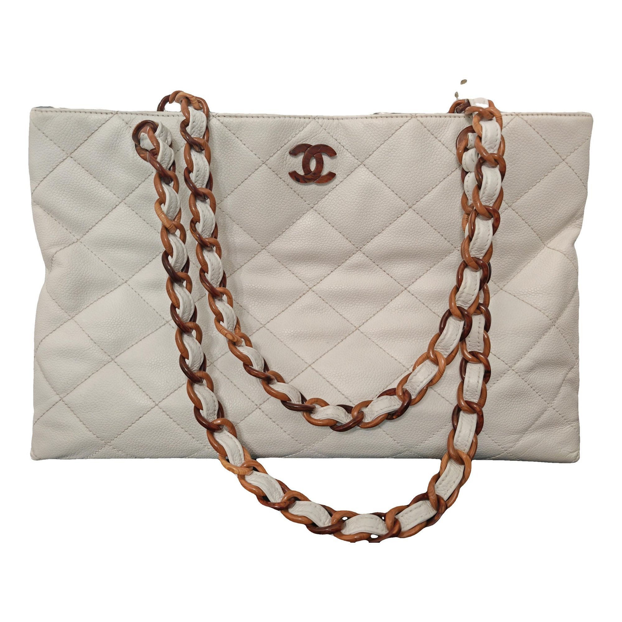 Leather tote