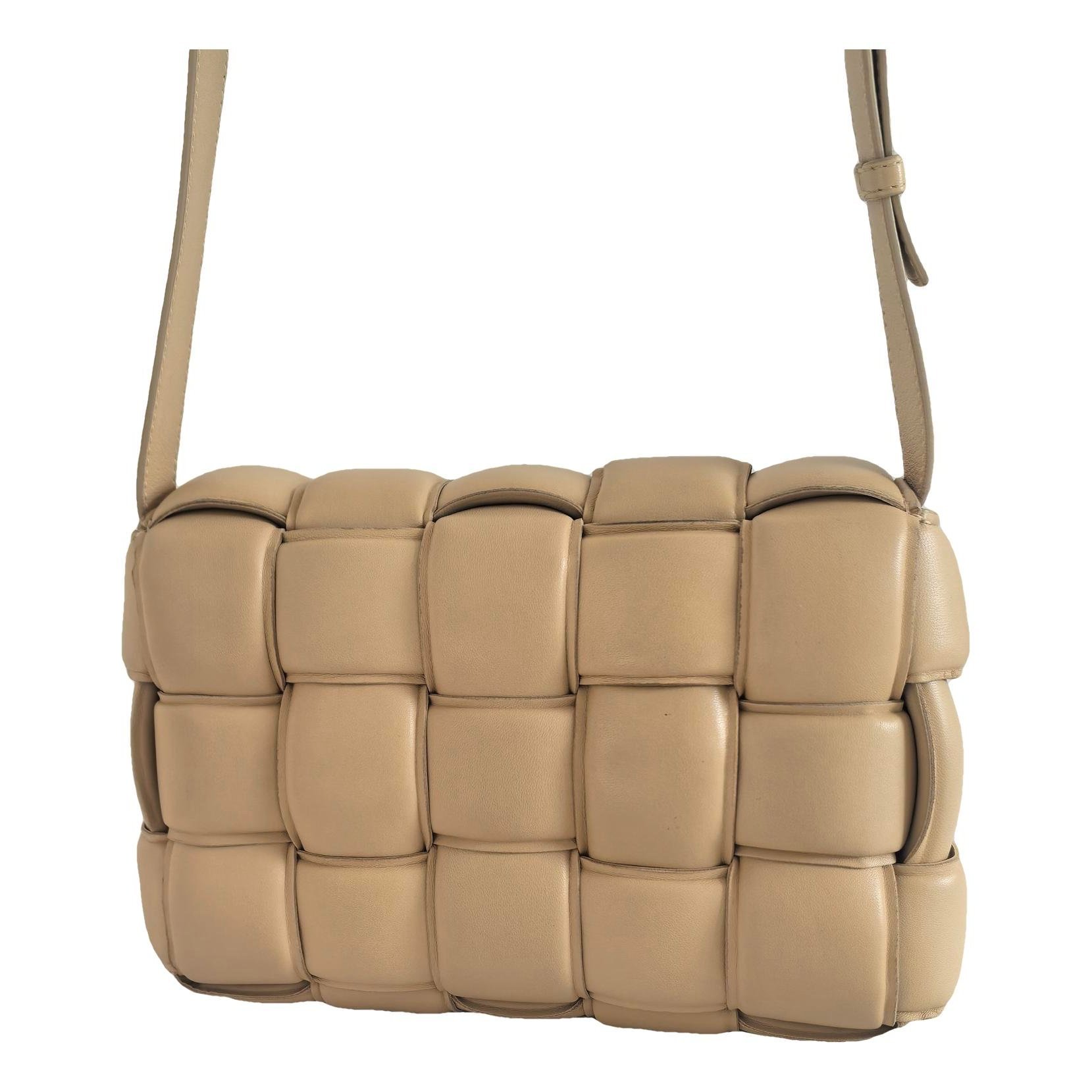 Cassette Padded leather handbag