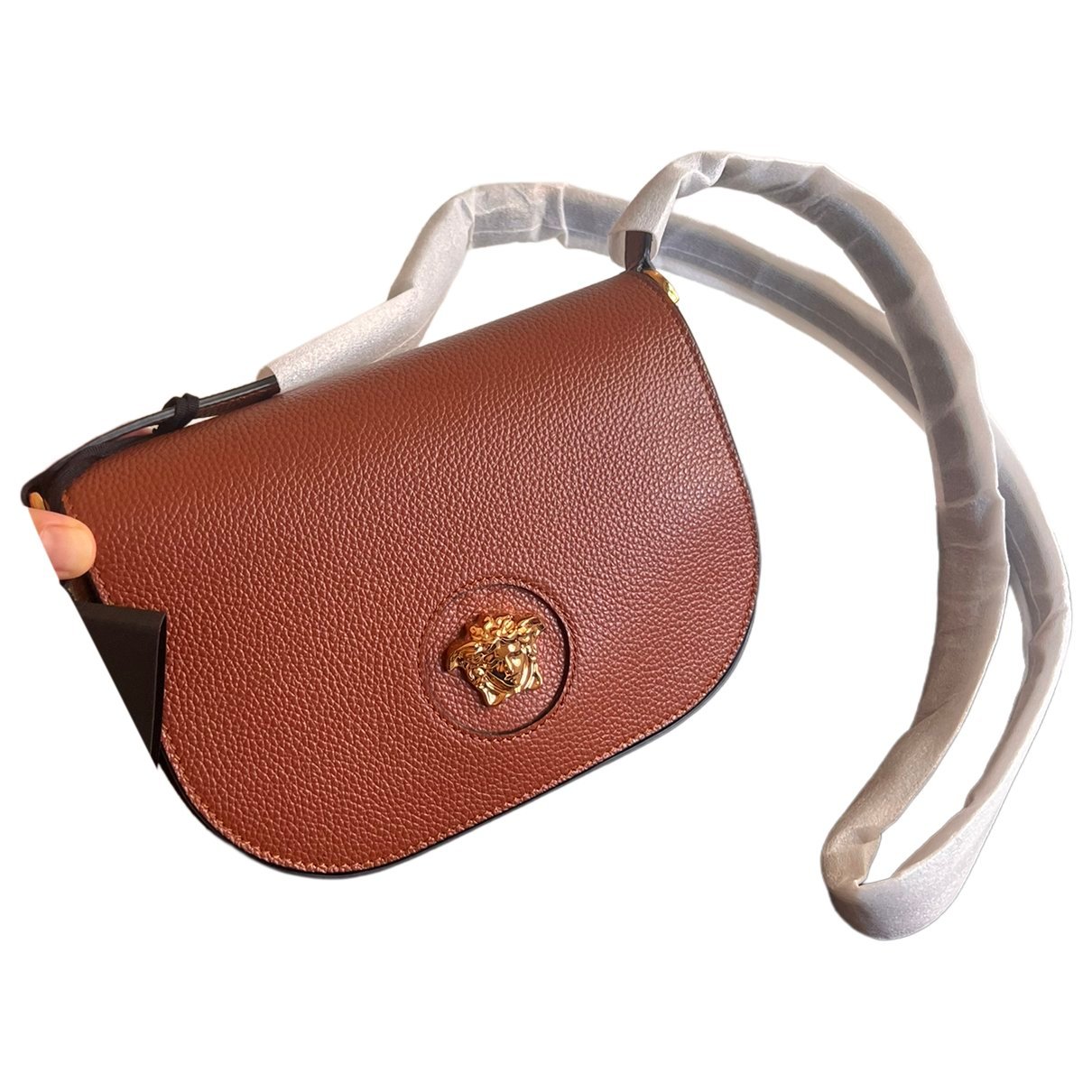 La Medusa leather handbag