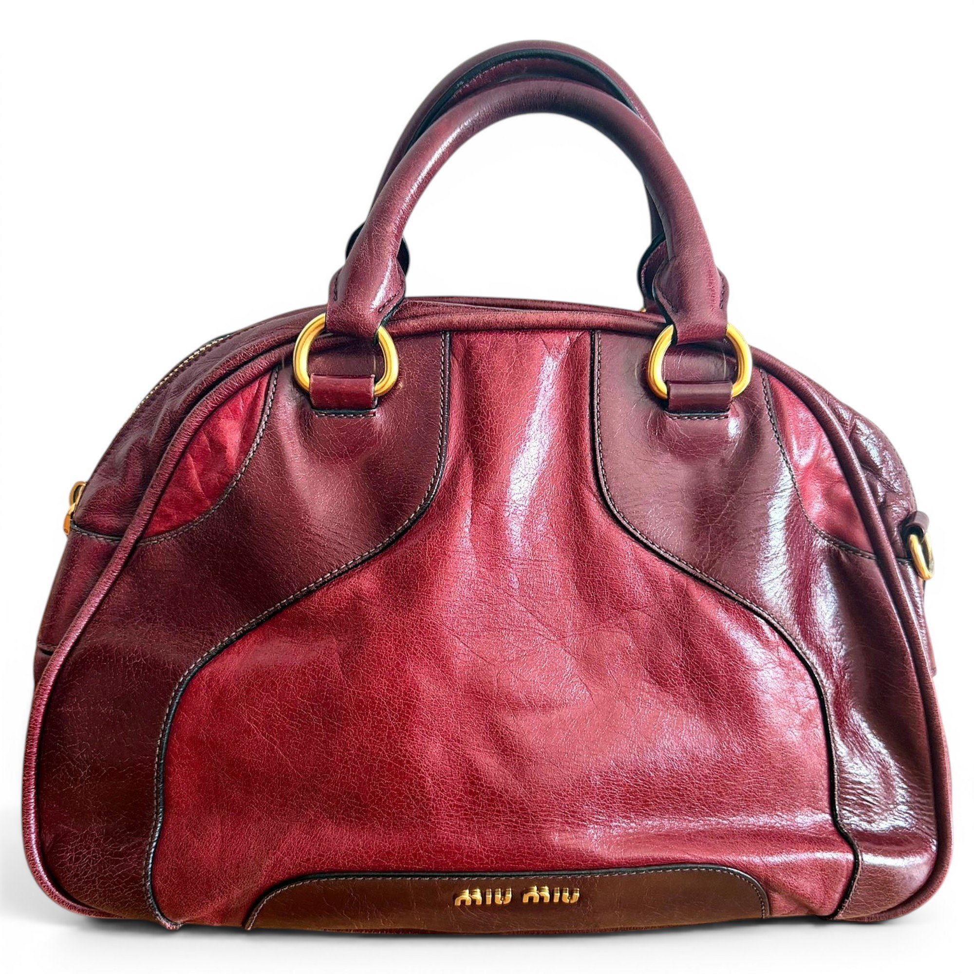 Leather handbag