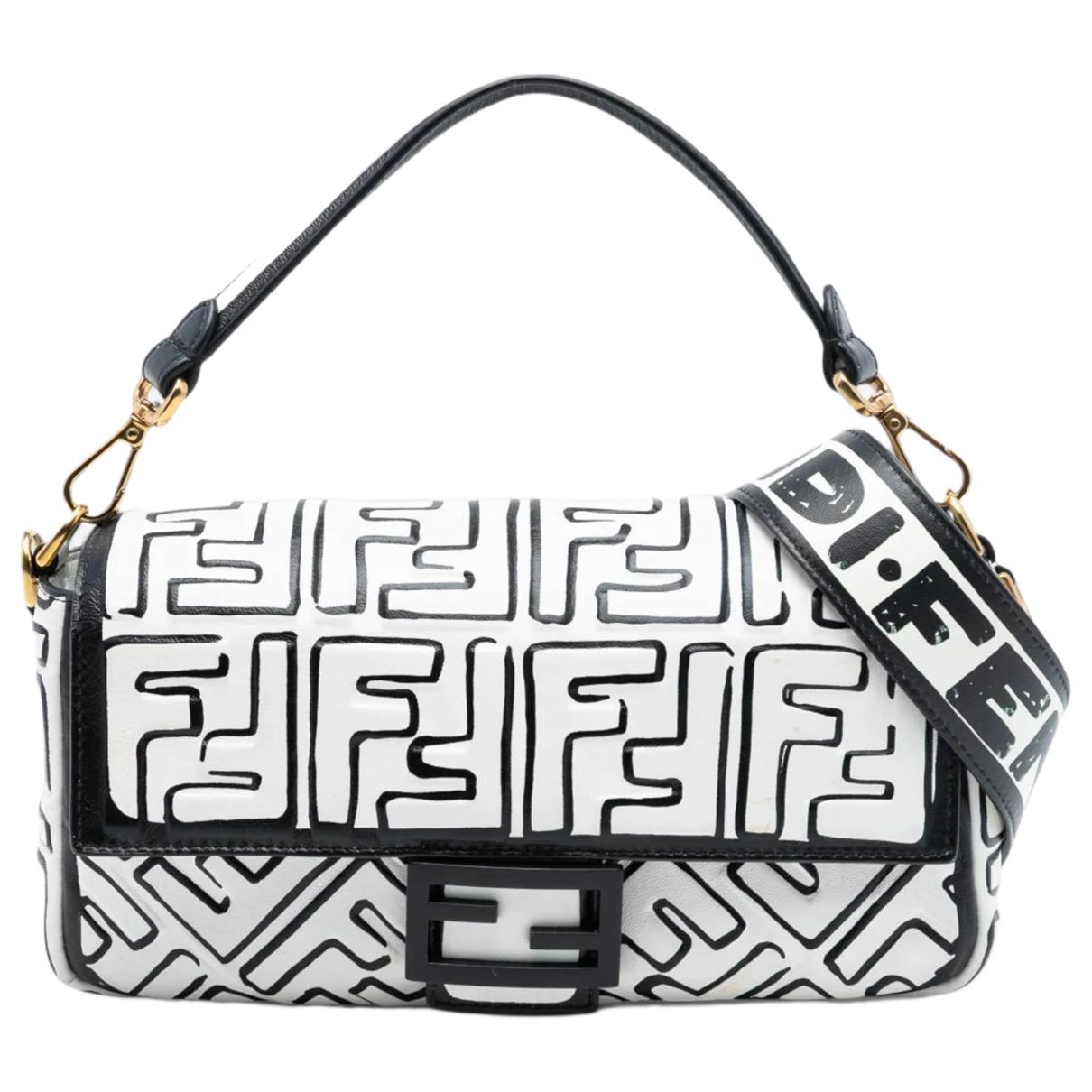 Baguette leather satchel