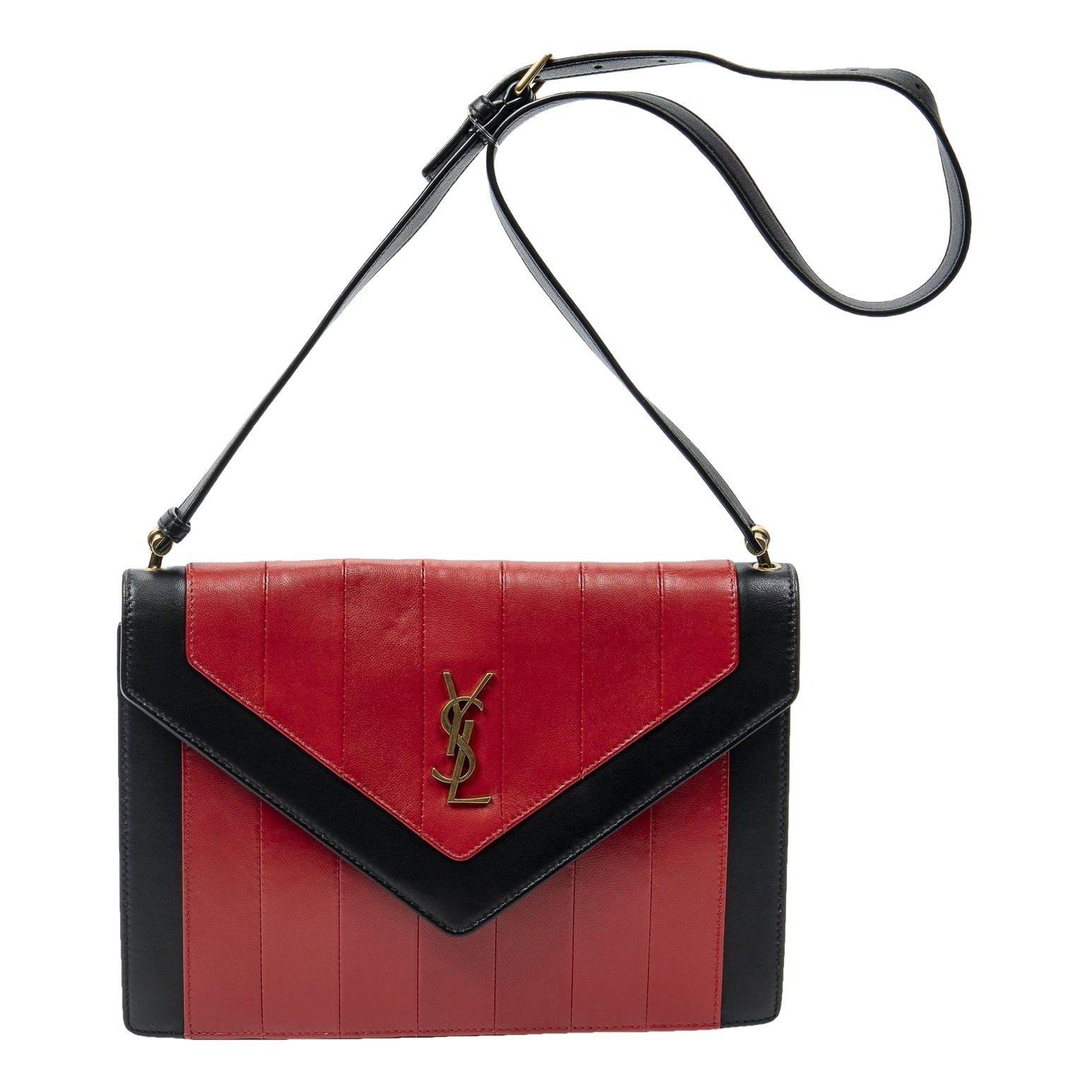 Envelope pony-style calfskin handbag