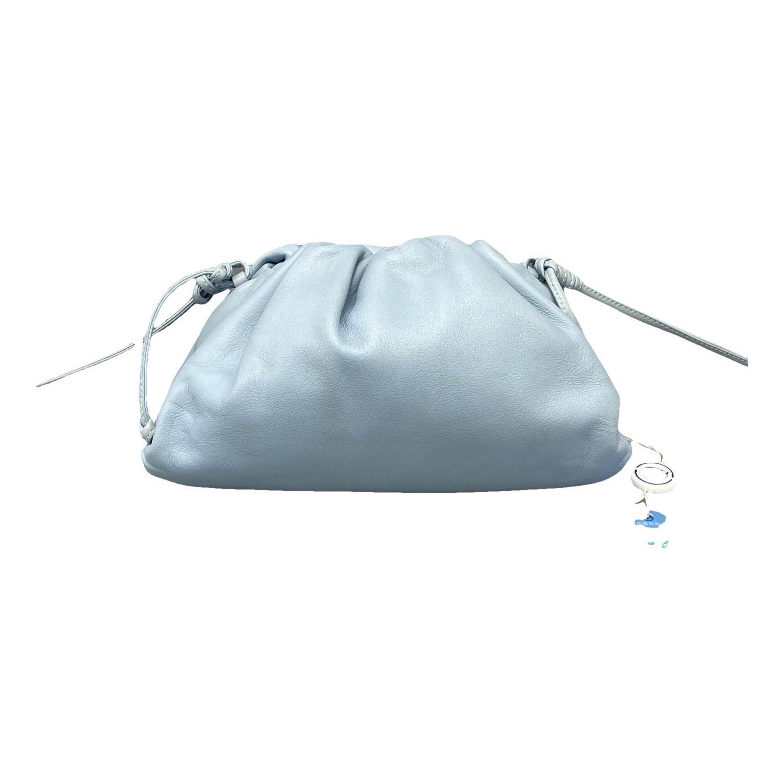 Pouch leather crossbody bag