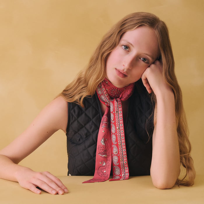 Tatouages Marins Bandana Studded Twill Ribbon