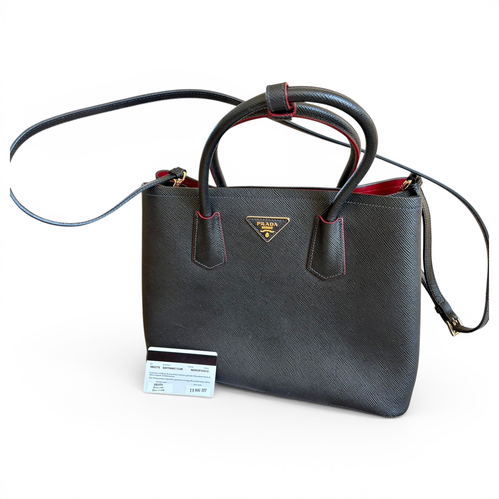 Galleria leather handbag