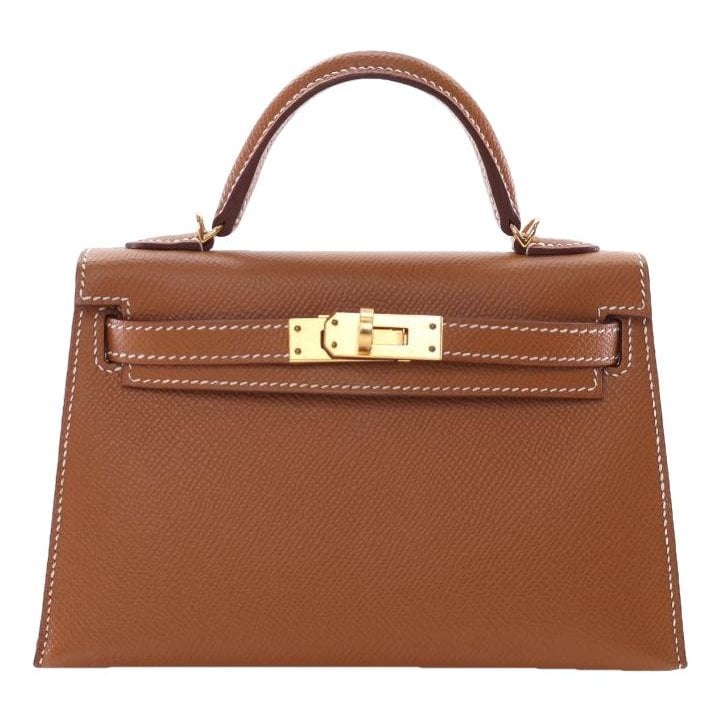 Hermes Kelly Handbag Gold Epsom Leather 2021
