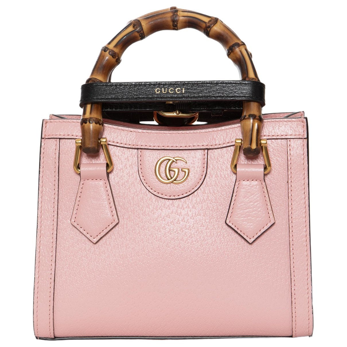 Diana Bamboo leather handbag