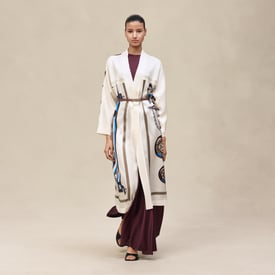 "L'Enseigne du Sellier" long cardigan