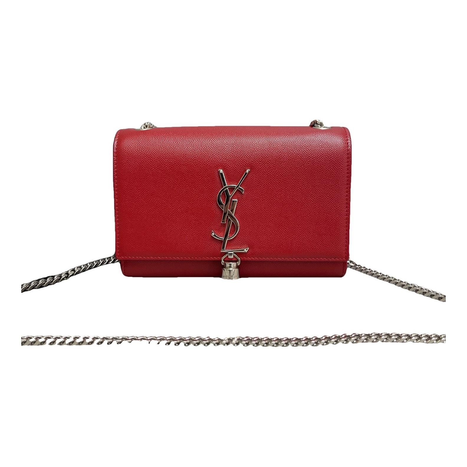 Pompom Kate leather handbag