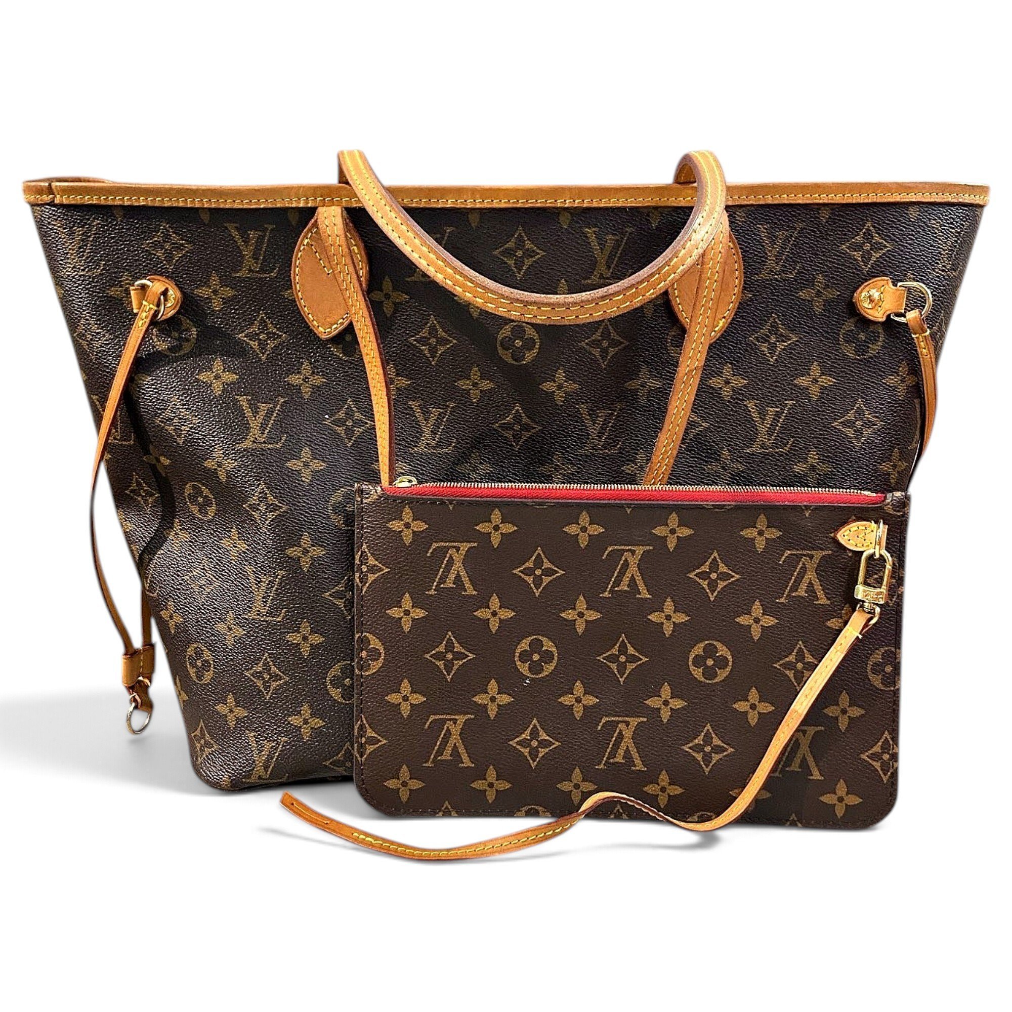 Neverfull leather tote