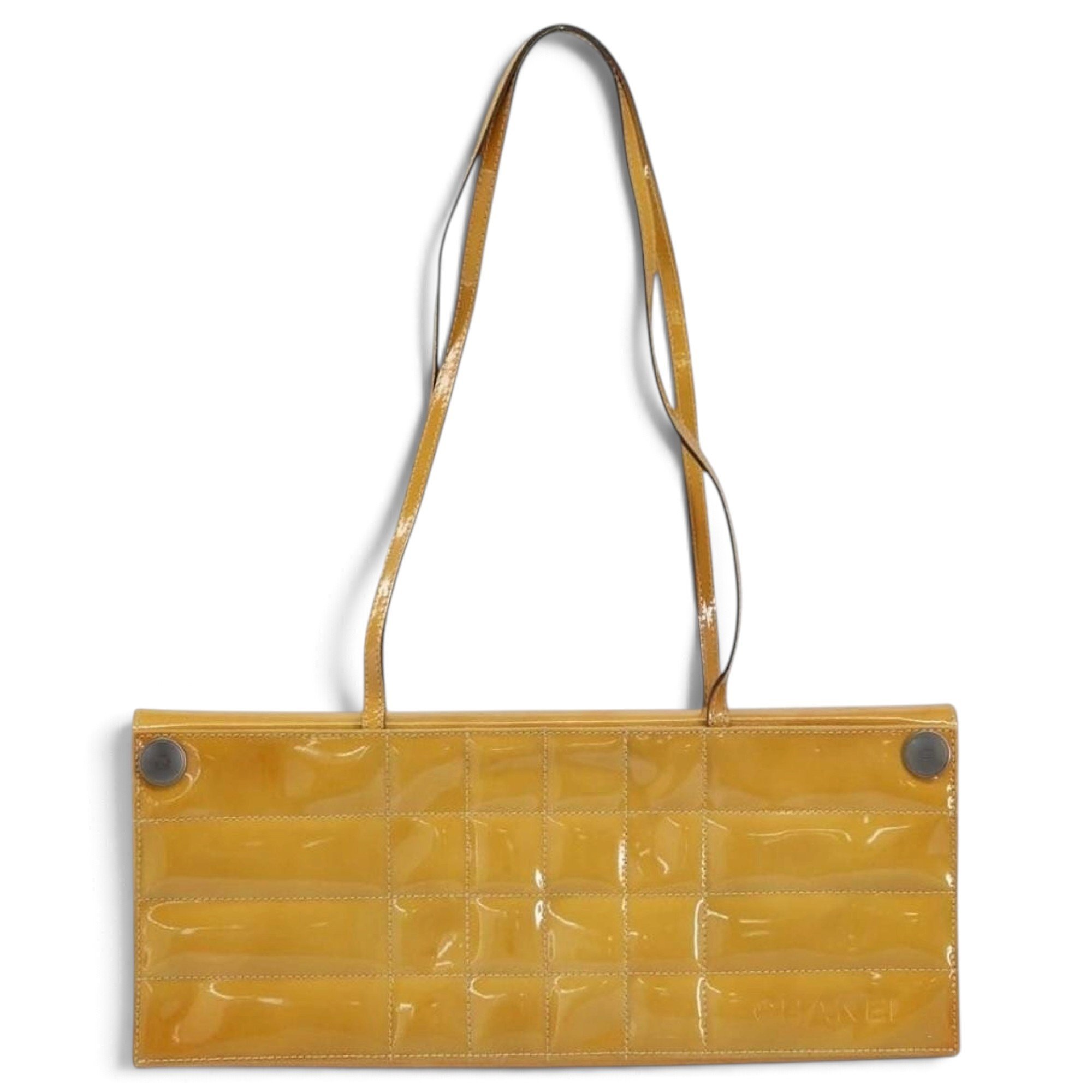 Patent leather handbag