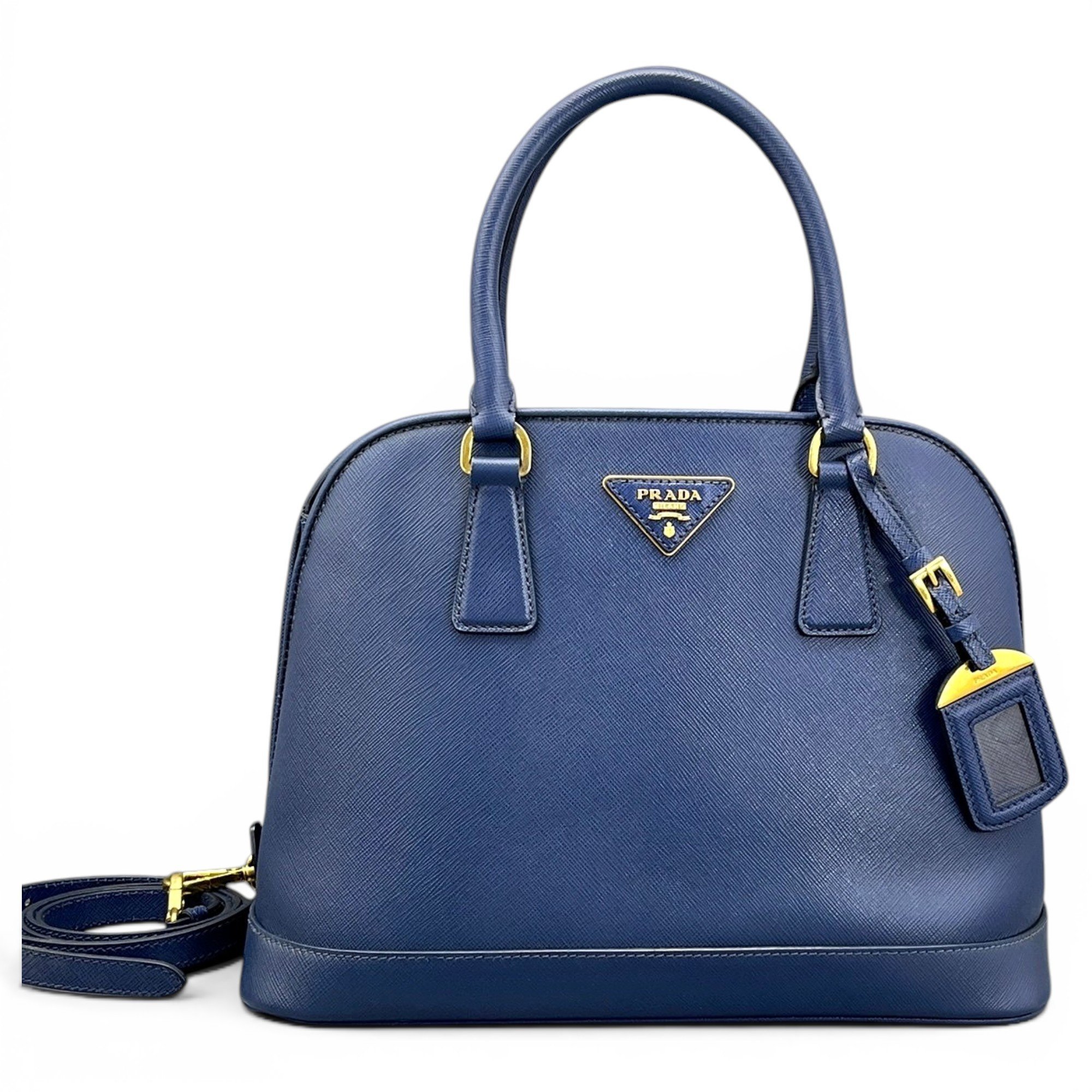 Promenade leather handbag