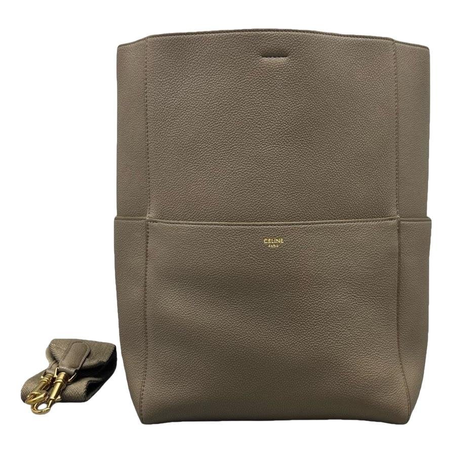 Seau Sangle leather tote