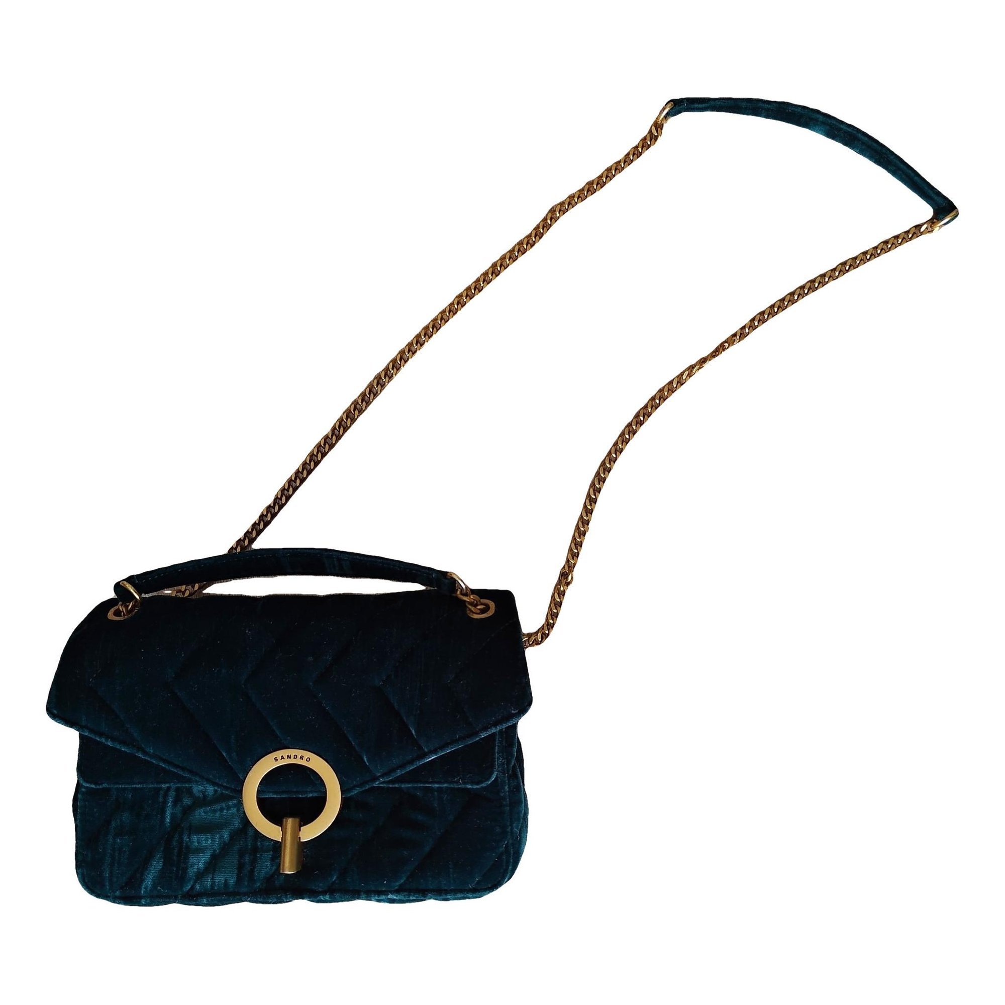 Yza velvet crossbody bag