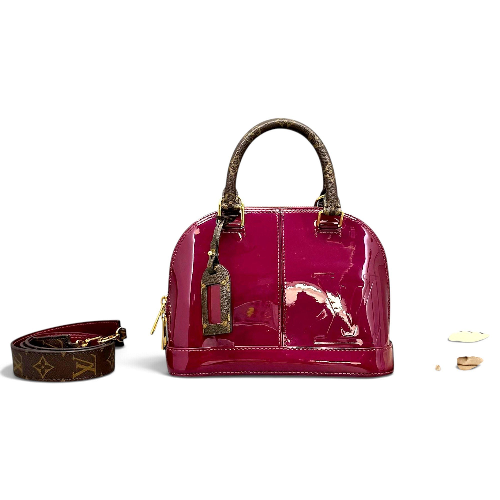 Alma patent leather handbag