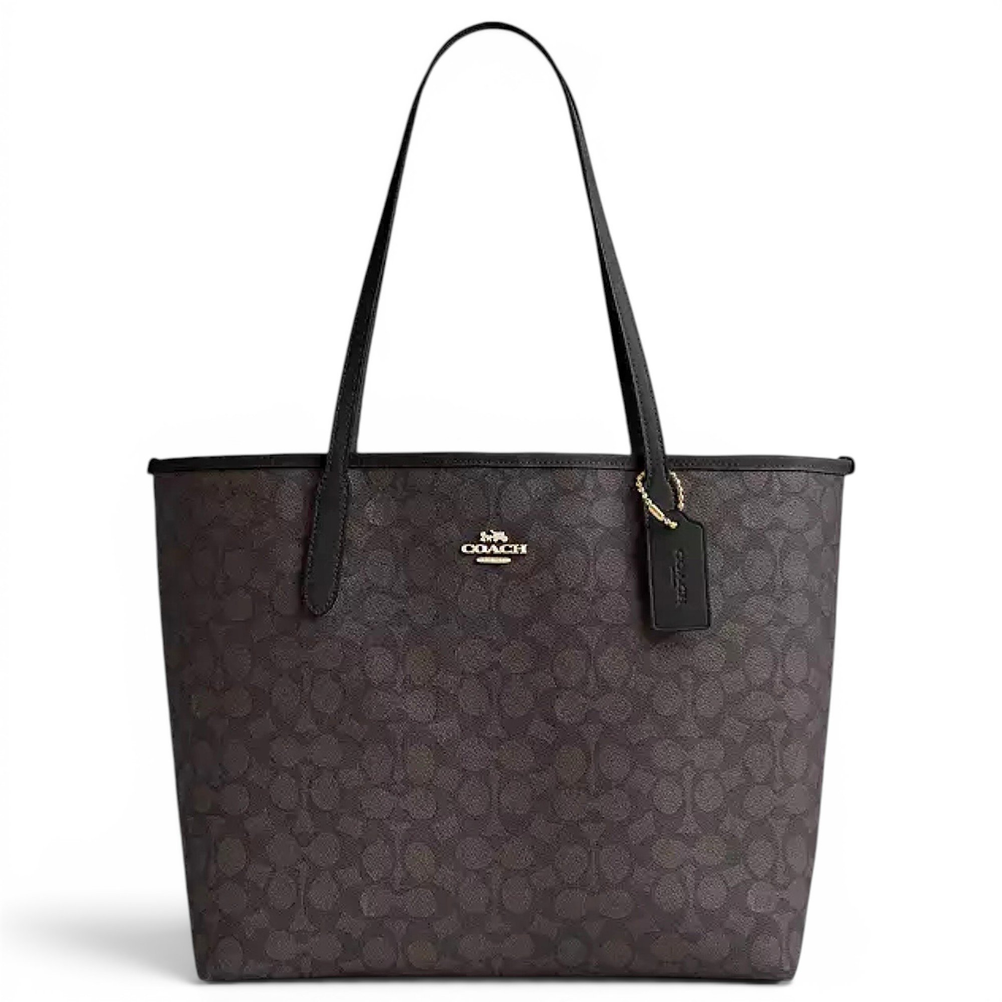 Leather tote