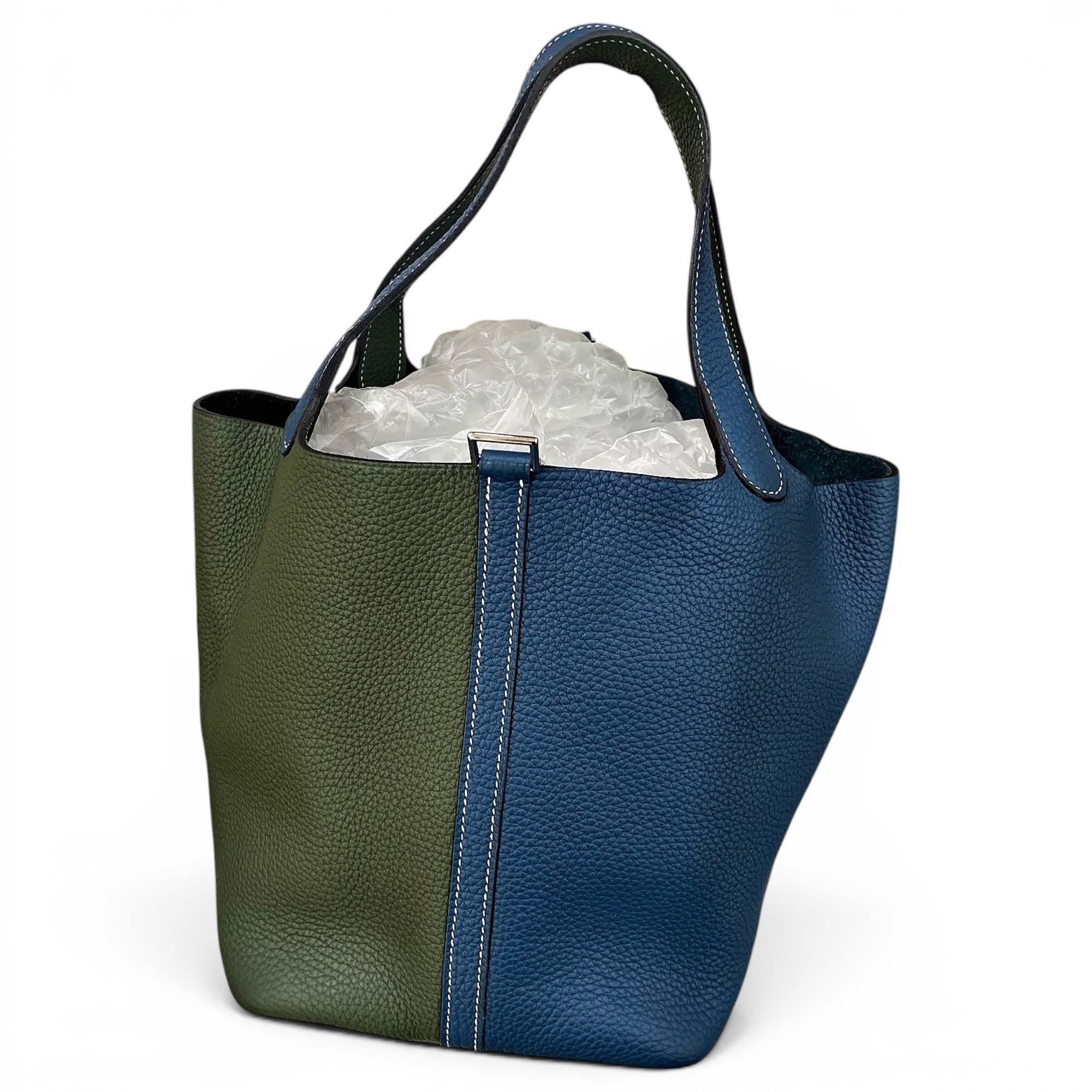 Picotin leather handbag