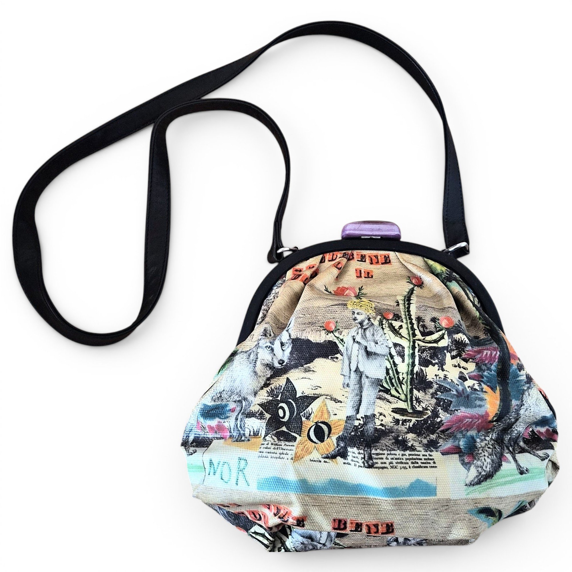 Leather crossbody bag