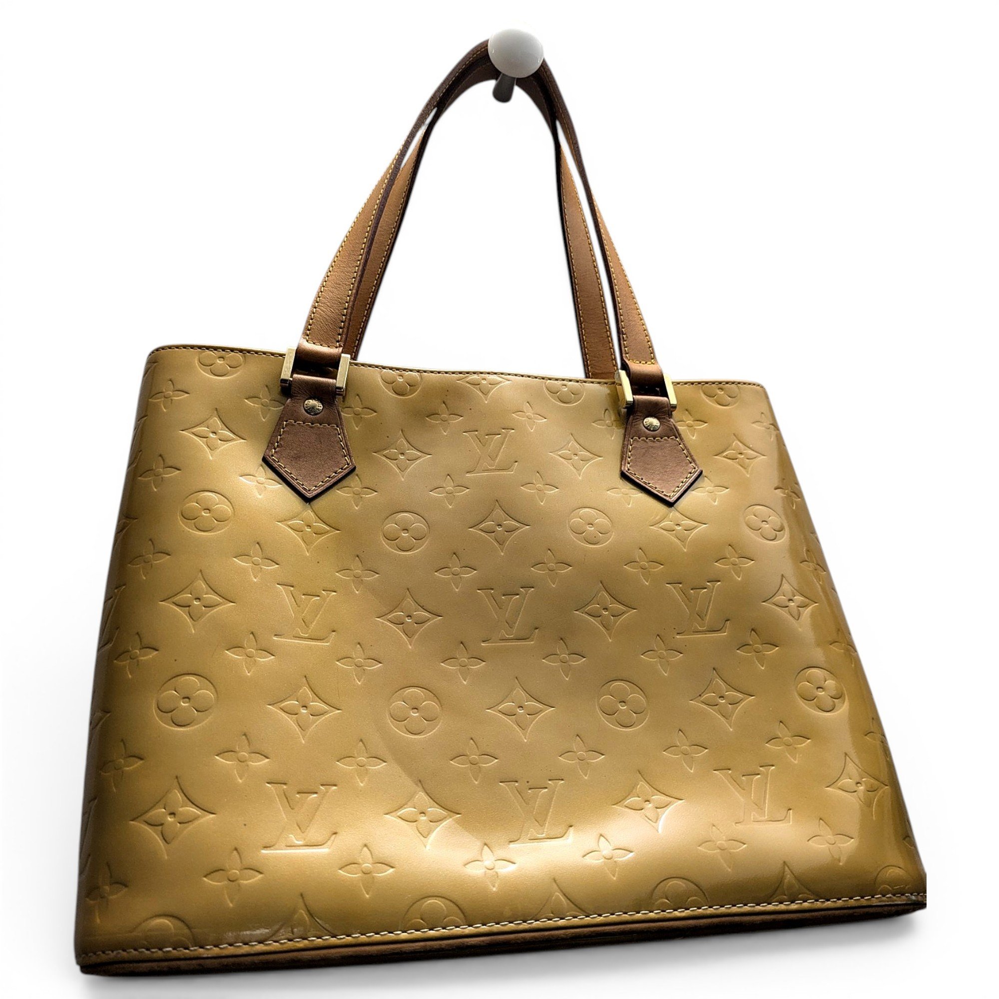 Houston patent leather tote