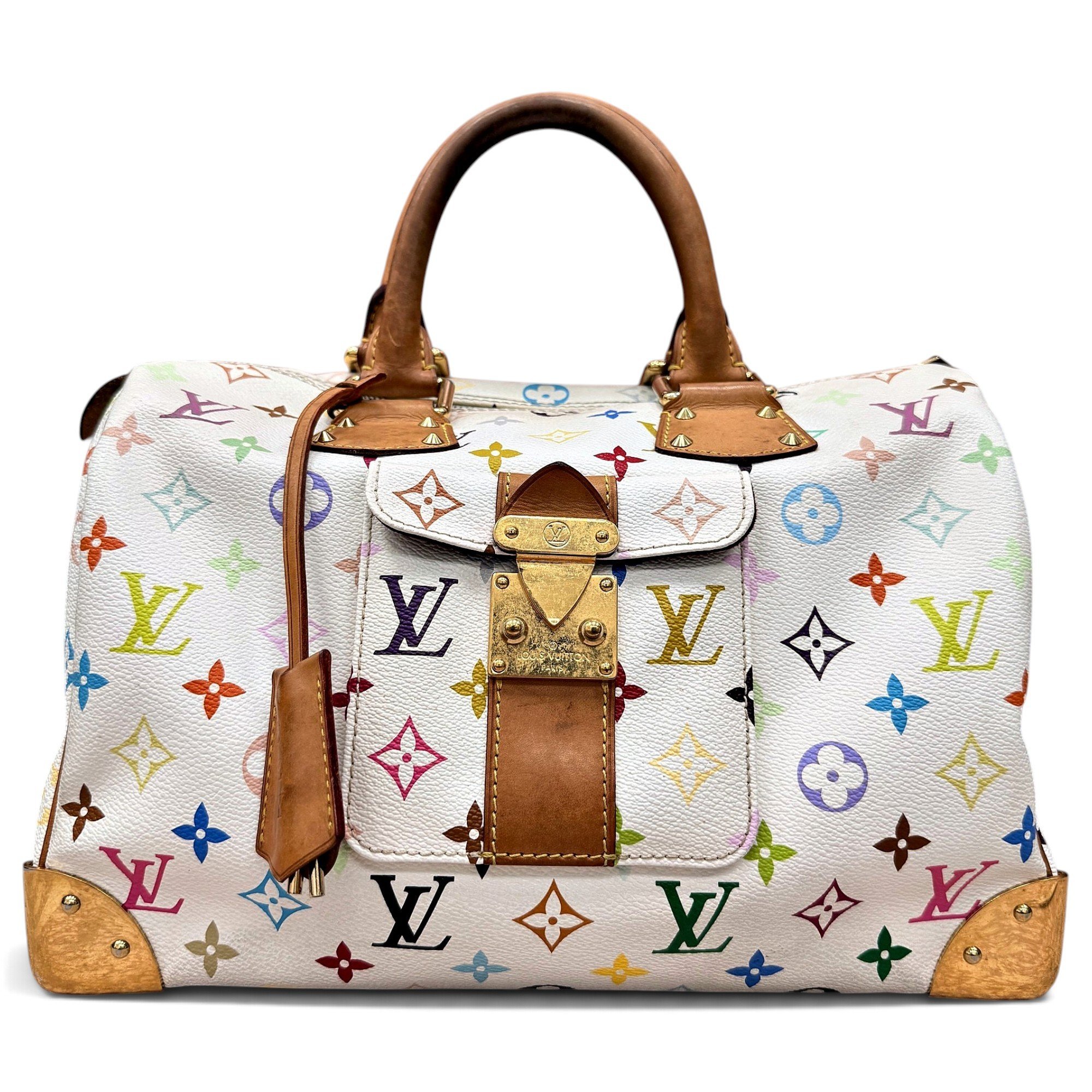 Speedy leather handbag