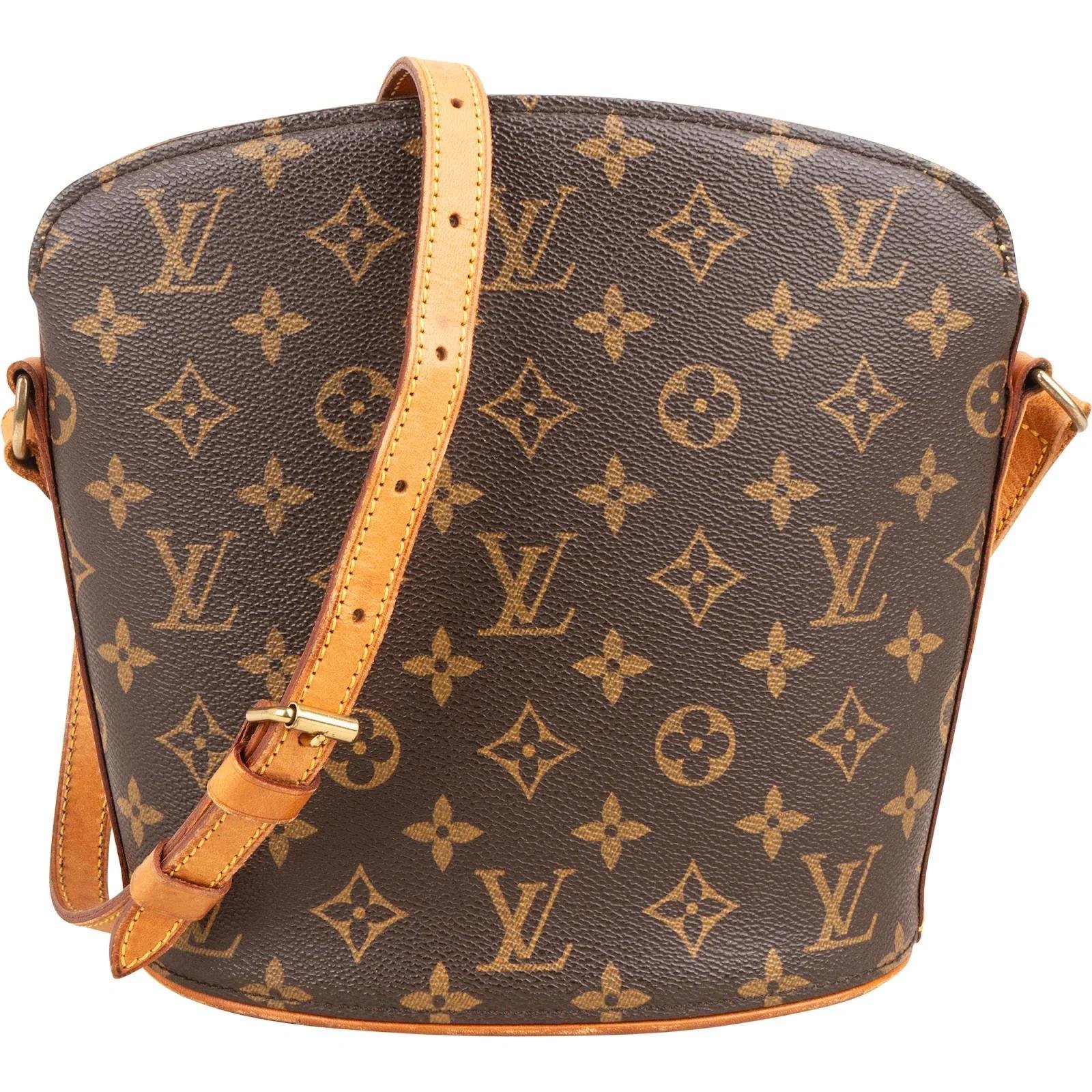 Louis Vuitton Drouot leather crossbody bag