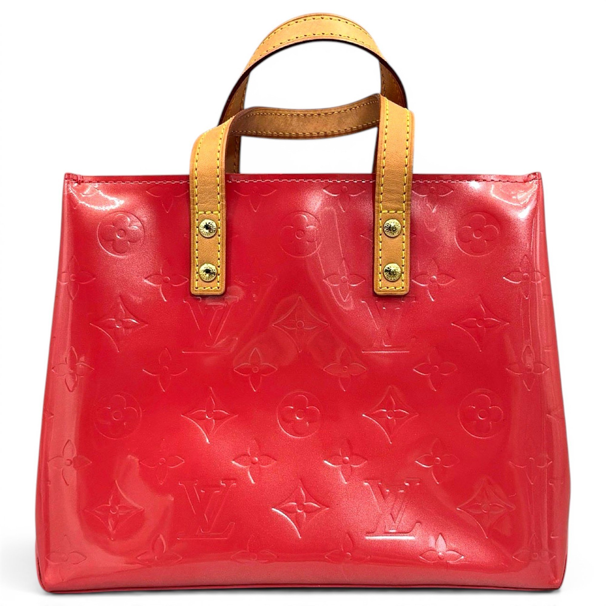 Reade patent leather tote