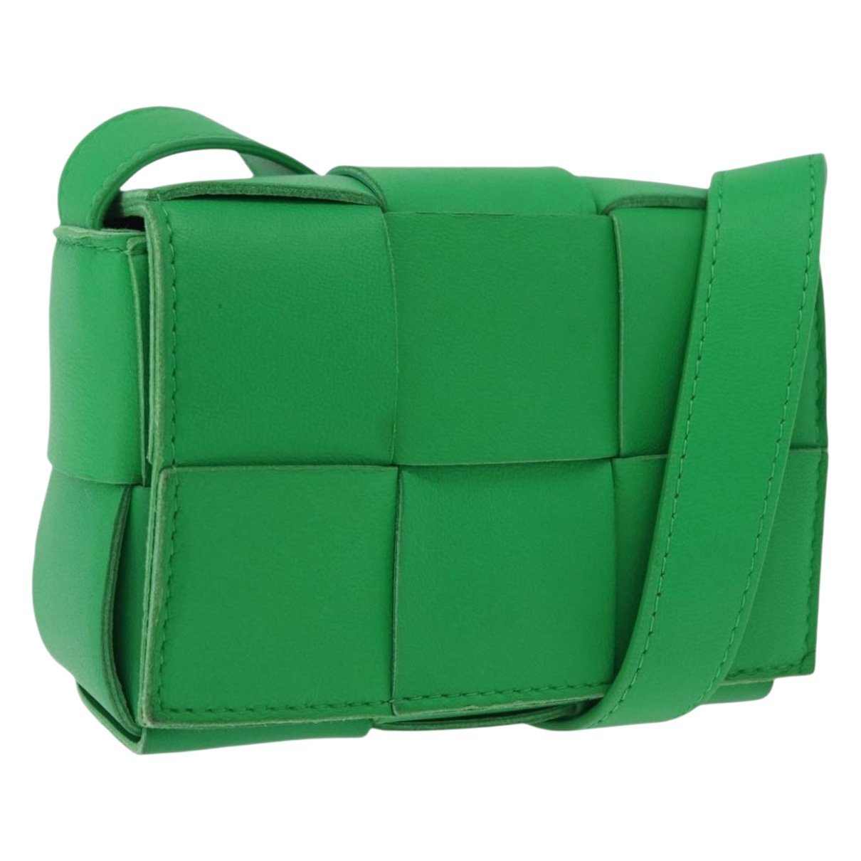 Cassette leather crossbody bag