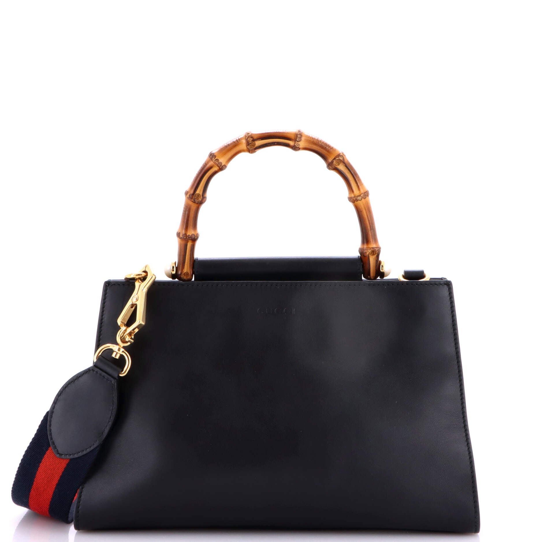 Nymphaea Top Handle Bag Leather Small