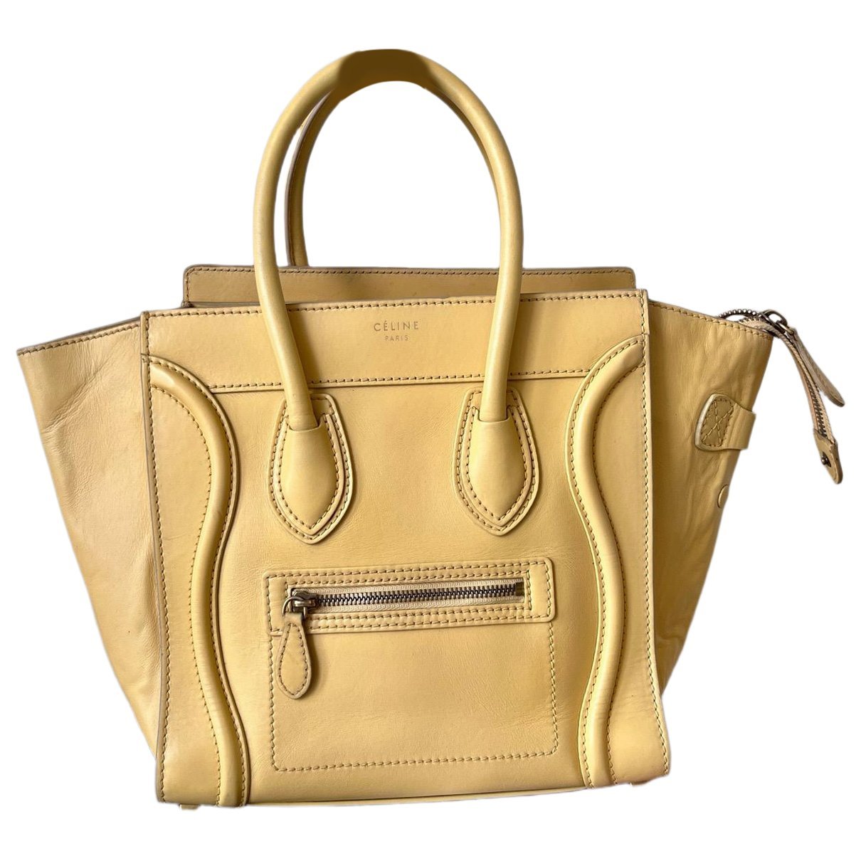 Luggage leather tote