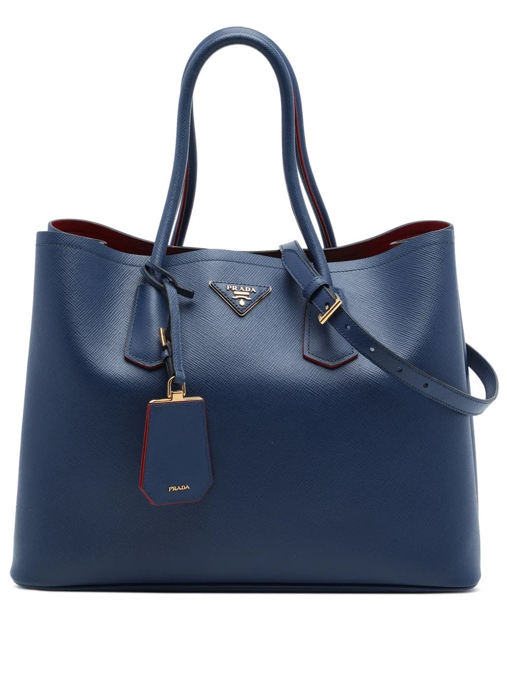 2013-2026 Large Saffiano Cuir Double satchel