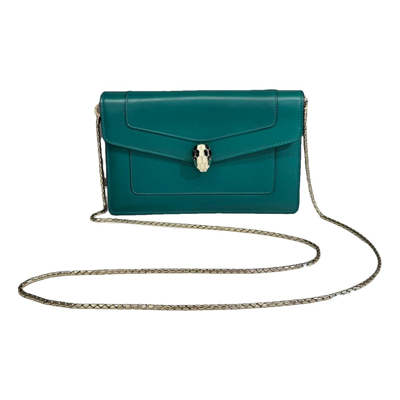 Serpenti leather handbag