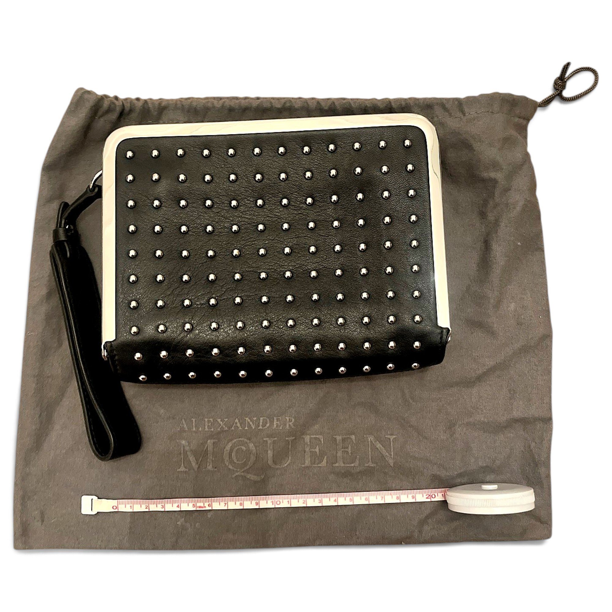 Alexander McQueen Leather clutch bag
