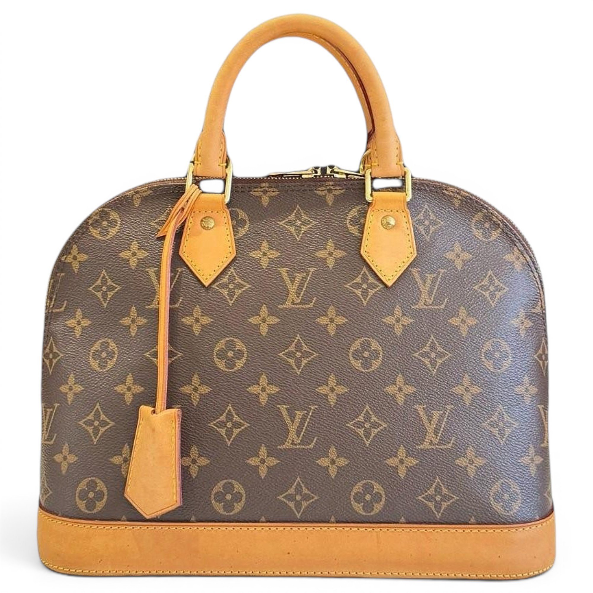 Alma leather handbag