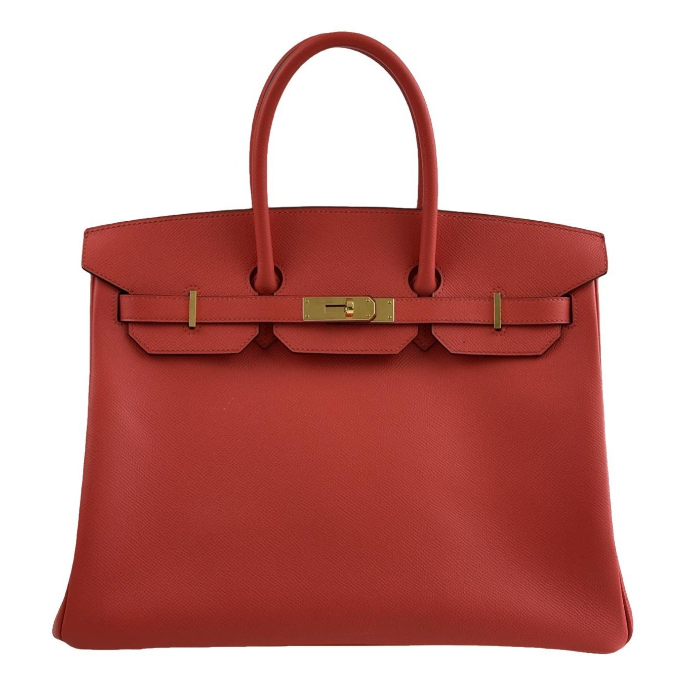 Birkin 35 leather handbag