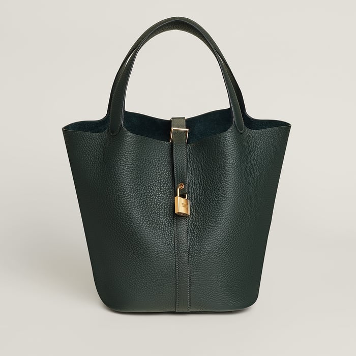 Vert Foncé Picotin Lock 26 Bag