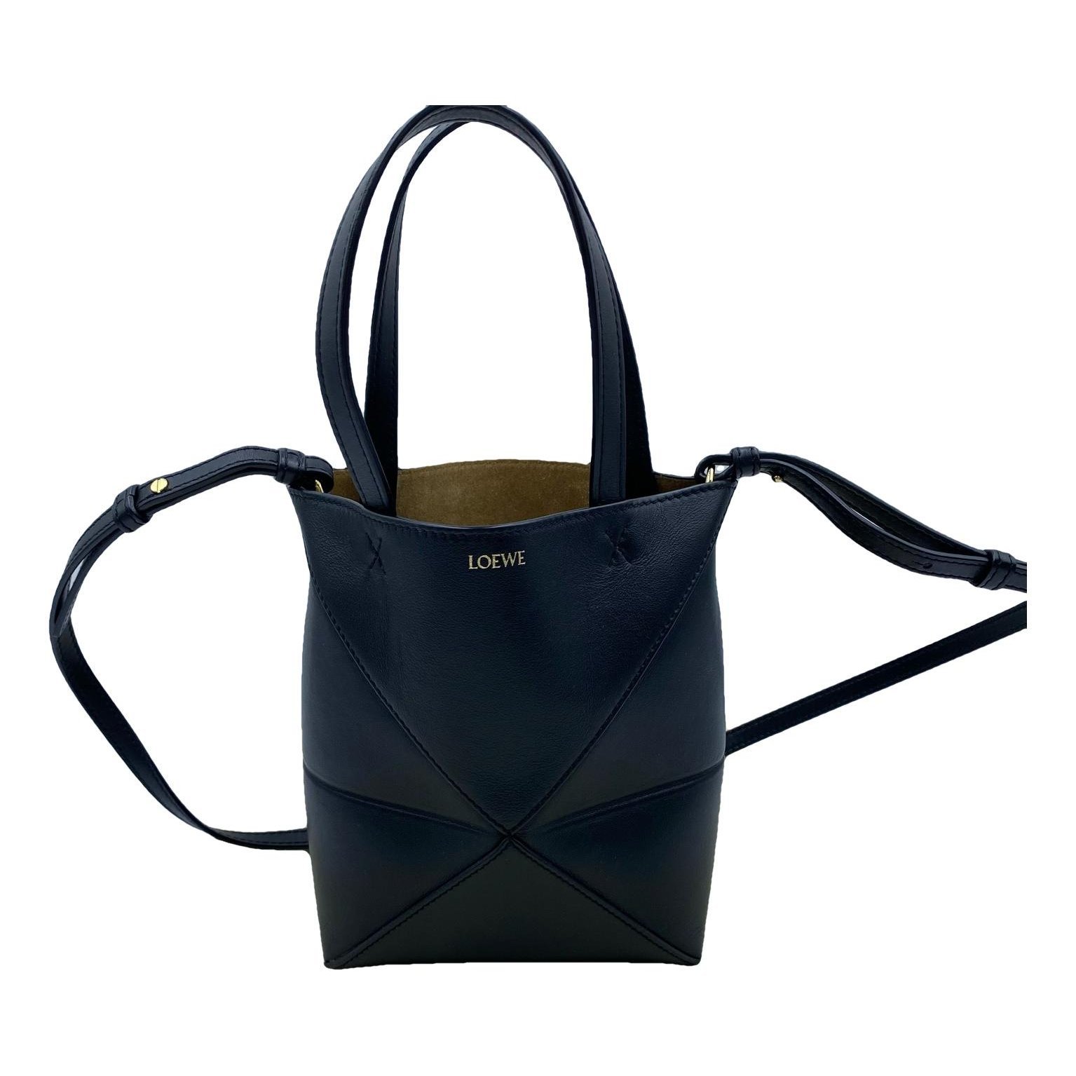 Puzzle Fold leather handbag