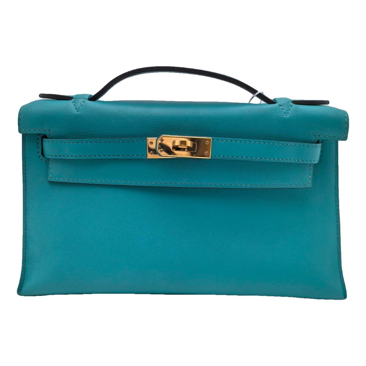 Hermes Kelly Handbag Gold Swift Leather