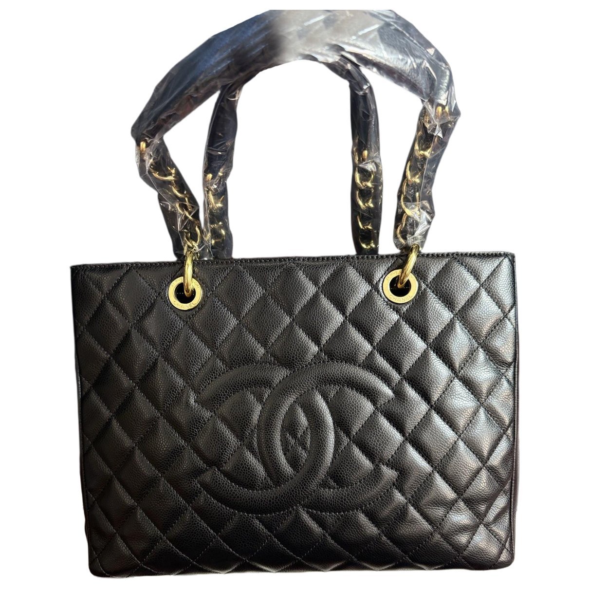 Grand shopping leather handbag