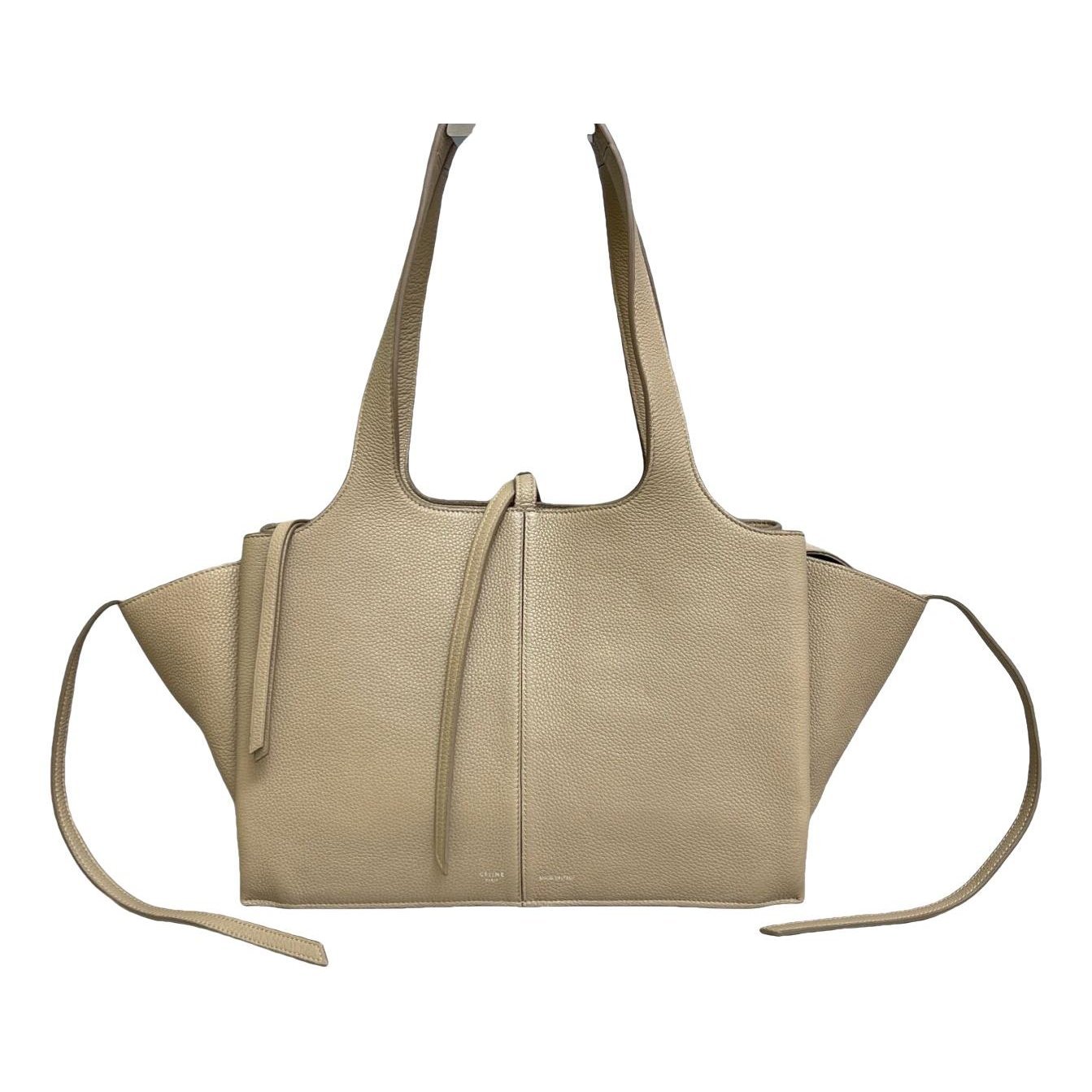 Tri-Fold leather tote