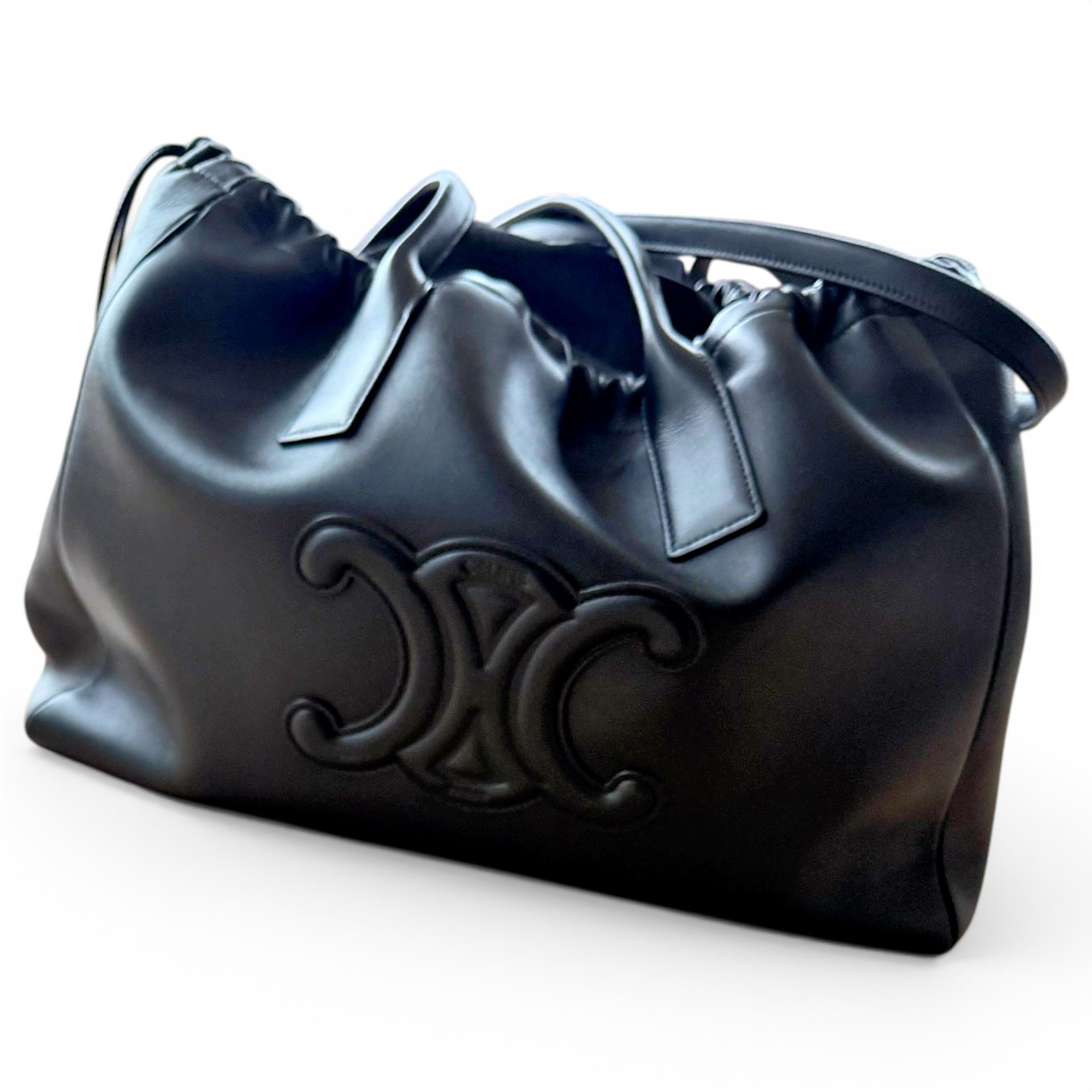 Cabas leather tote