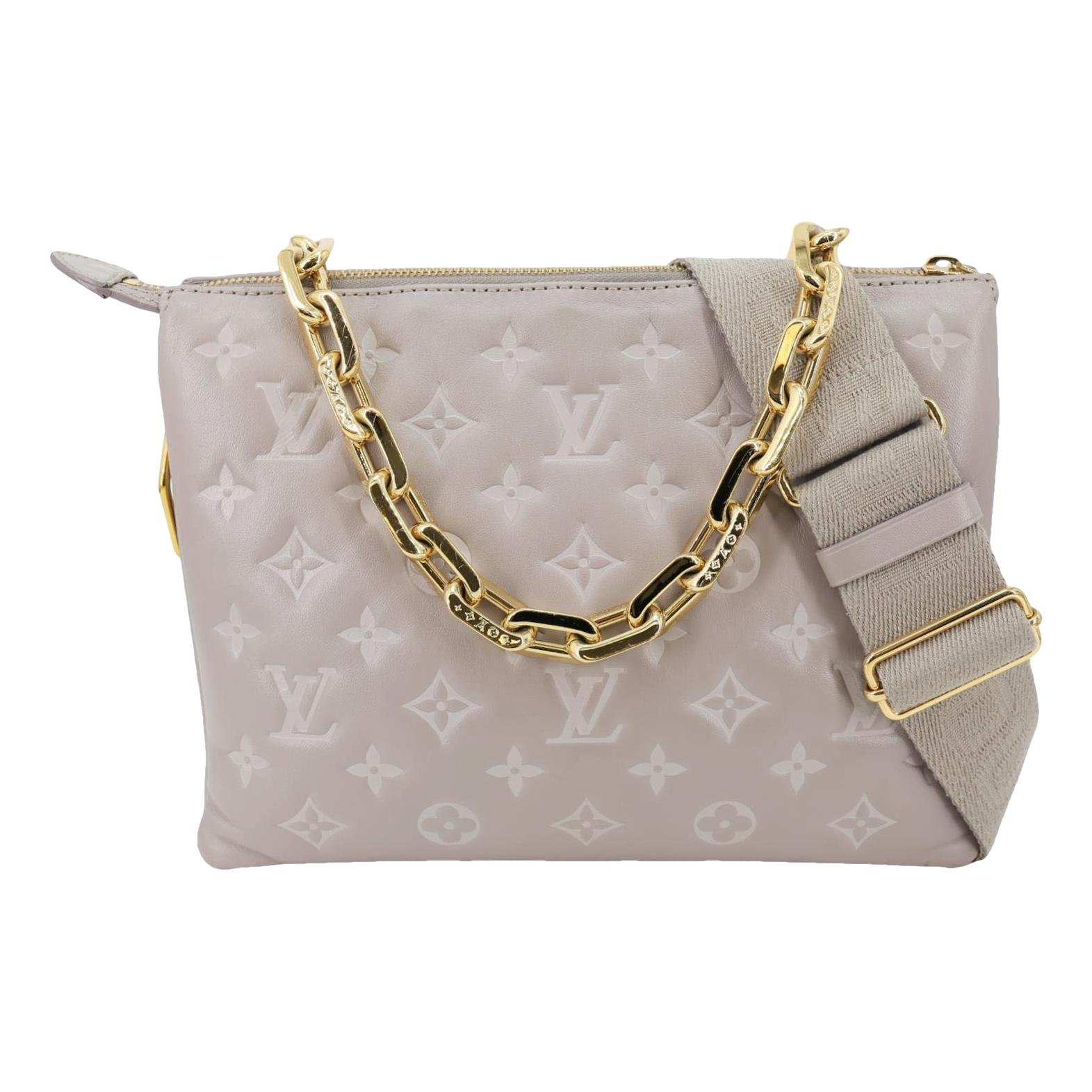 Coussin leather handbag