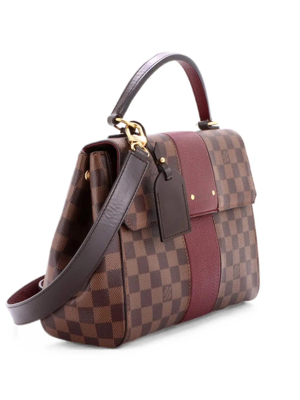 Bond Street Handbag Damier with Leather MM satchel