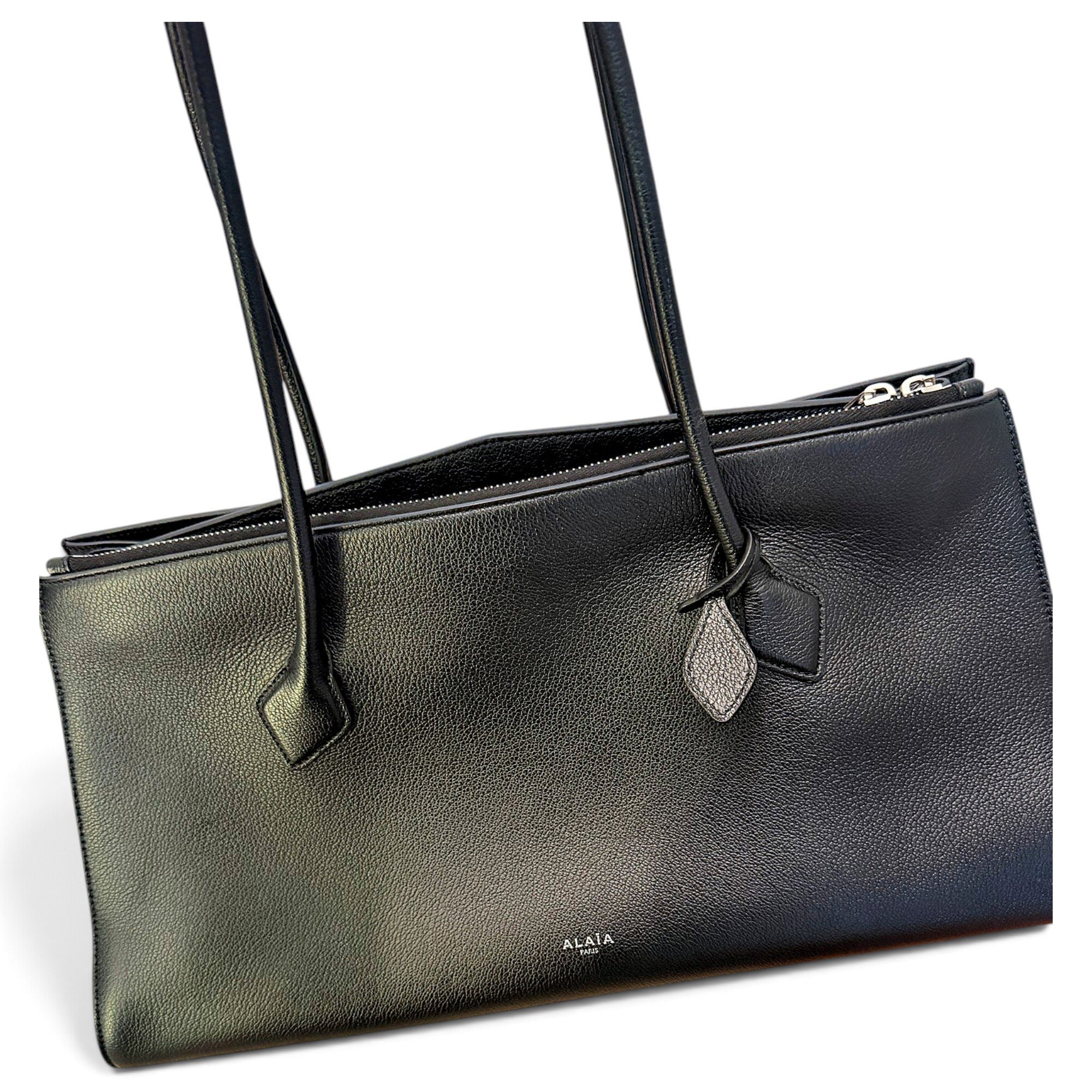 Le Teckel leather tote