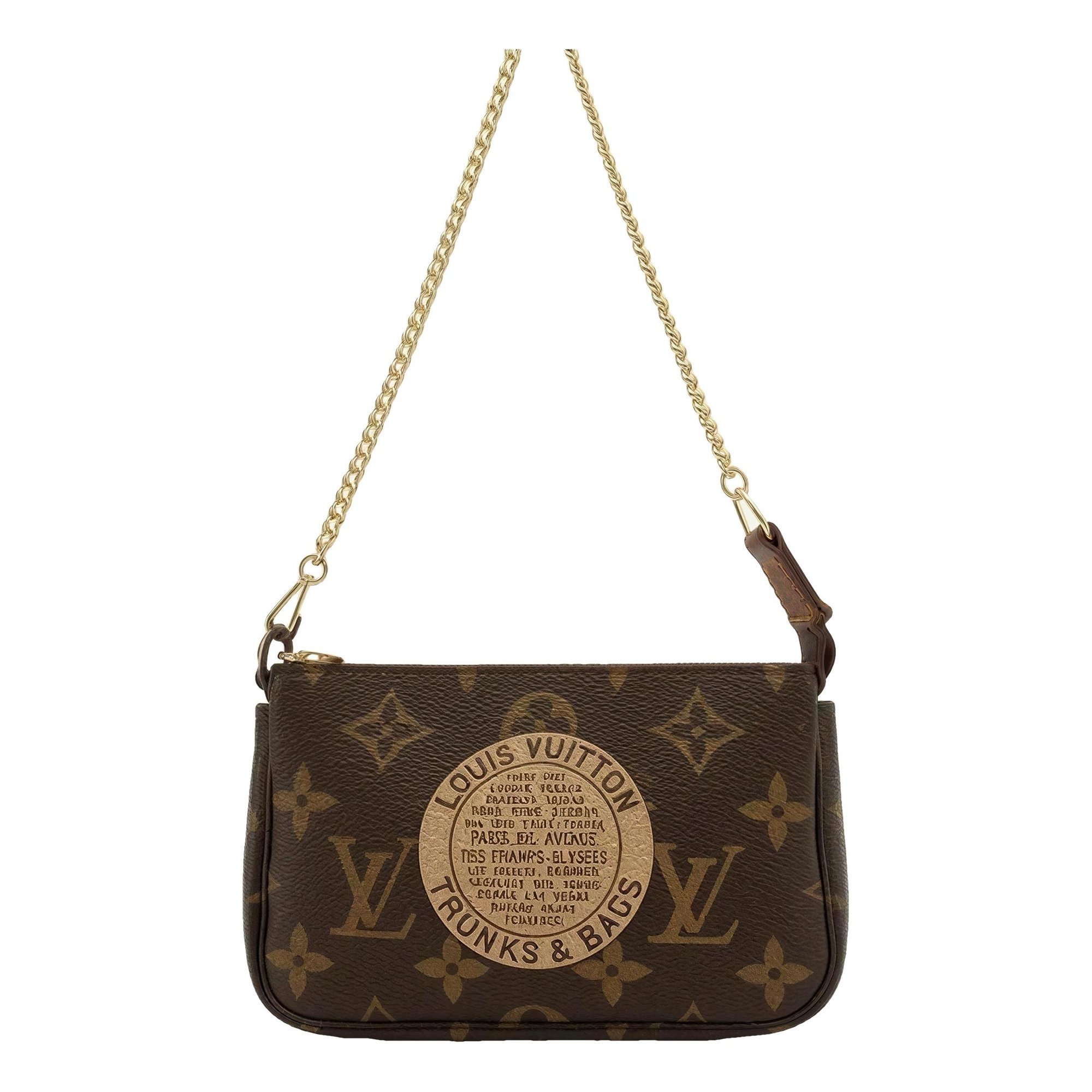 Pochette Accessoire leather handbag
