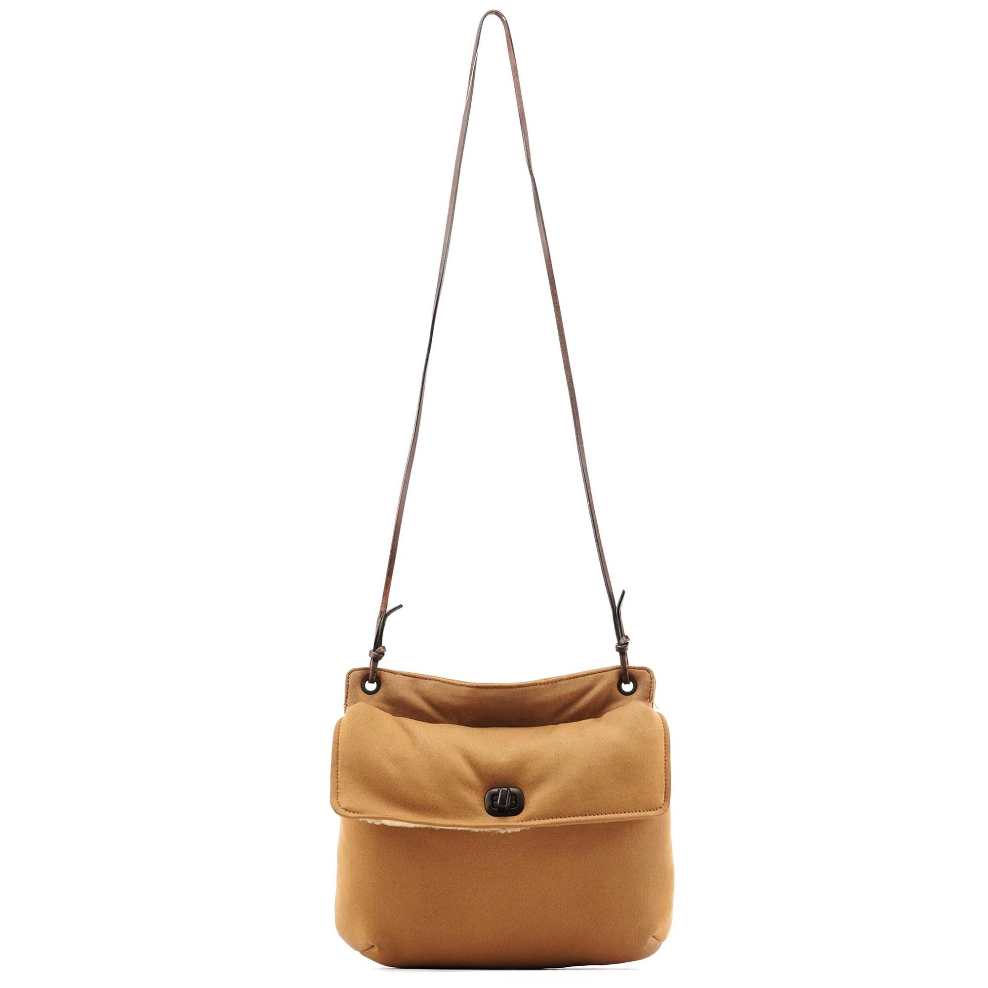 Pocket leather crossbody bag