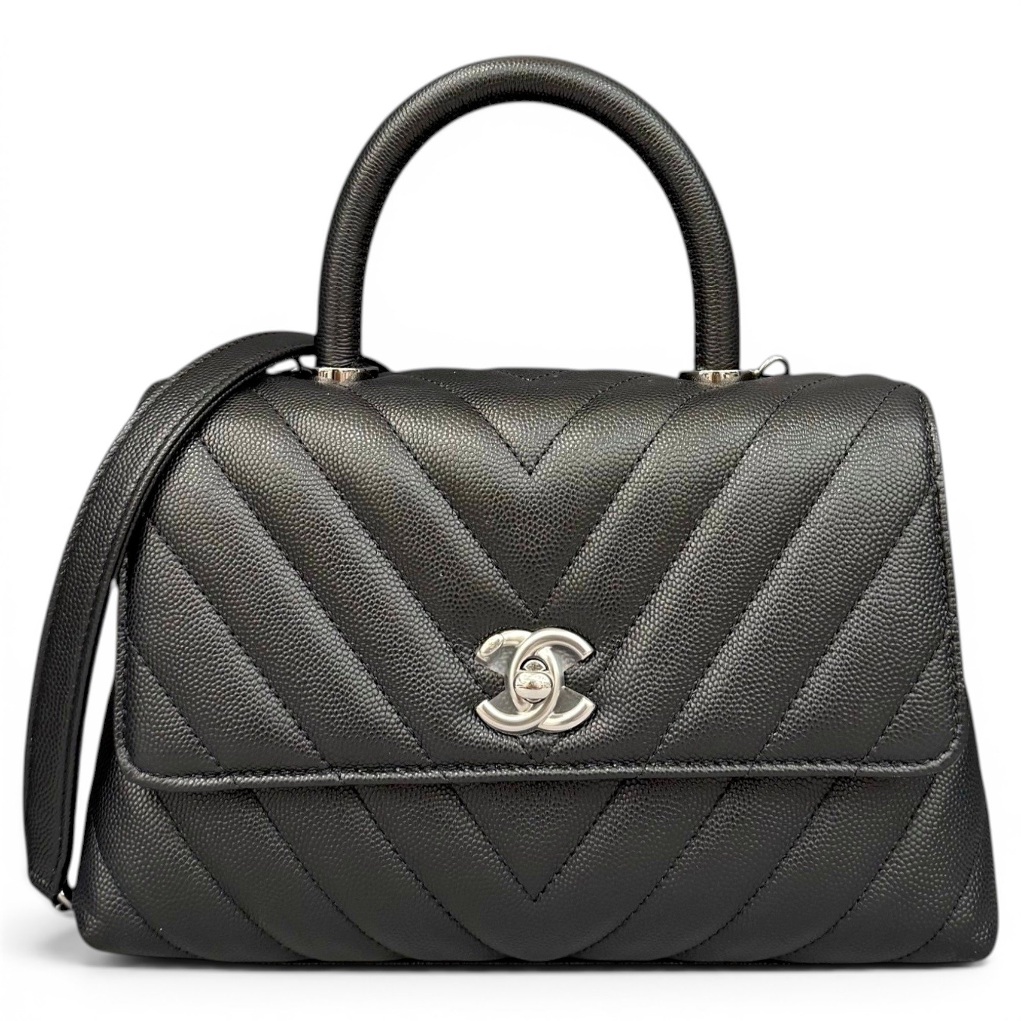 Coco Handle pony-style calfskin handbag