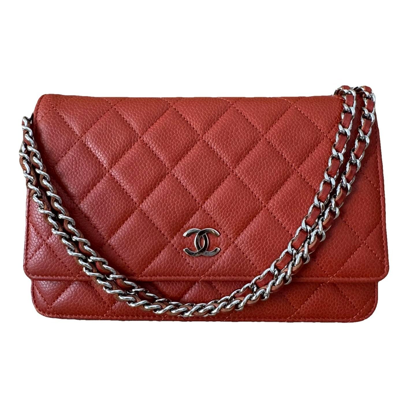 Wallet On Chain Timeless/Classique leather crossbody bag