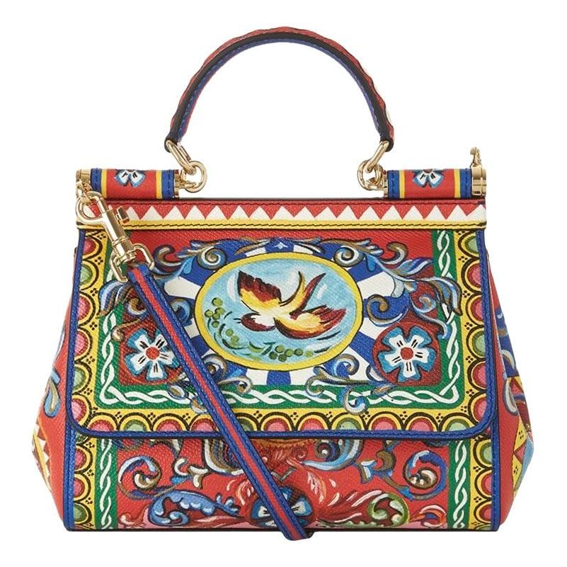 Dolce & Gabbana Sicily leather handbag